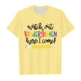 thumbnail image 4 of TZEWGL T-Shirts pour Nouveau-Né Saison de Rentrée Imprimé Manches Courtes Col Rond Vêtements pour Bébés Taille 6-8T, 4 of 4