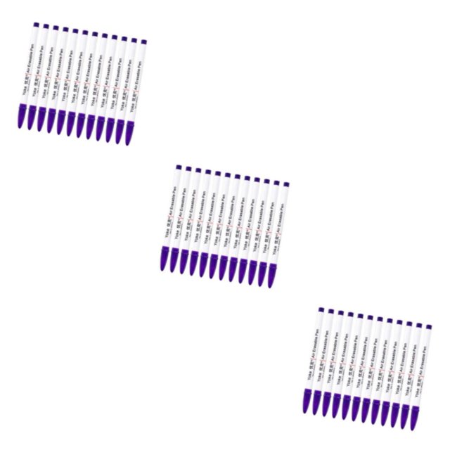 maskred Water Erasable Grommet Ink Fabric Marker Pen for Precise Cross Stitch Needlework Type1 3Set
