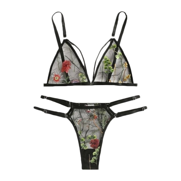 Ketyyh-chn99 Lingerie Sets for Women Wirefree Bralette Bras Underwear Womens Breathable Wireless Push-up Vest Bra Sport Underwear Black,3XL
