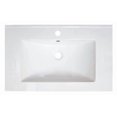 thumbnail image 2 of American Imaginations 30-in. W 1 Hole Ceramic Top Set In White Color - Overflow Drain Incl. AI-32885, 2 of 8