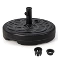 thumbnail image 1 of Costway Base Ronde Remplissable pour Parasol de Patio de 22 Pouces, Support Étanche/sable, Convient aux Perches de 1,5 Pouces et 1,9 Pouces, 1 of 10
