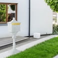 thumbnail image 2 of Costway Retro Cast Aluminum Mailbox Lockable Security Postal Letter Box with Baffle Door White, 2 of 10