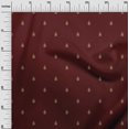 thumbnail image 3 of oneOone Silk Tabby Maroon Fabric Block Sewing Material Print Fabric By The Yard 42 Inch Wide, 3 of 4