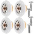 thumbnail image 2 of 4pcs Shower Door Rollers Glass Door Track Replacement Hardware, 2 of 8