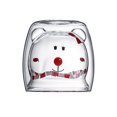 thumbnail image 1 of Scald Lovely Double Glass Milk Coffee Cup with Round Mouth, 1 of 9