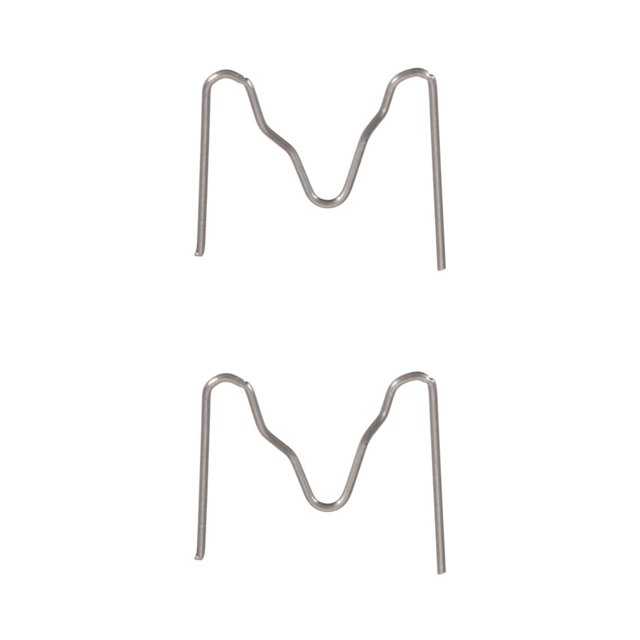 Decodeary 500 Pcs Fer à Souder de Qualité Professionnelle pour des Réparations Précises en Plastique Retard Machines de Soudage en Acier Inoxydable 0,6 en Forme de m *500 Pcs 2Ensemble