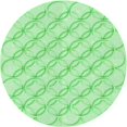 thumbnail image 1 of Ahgly Company Machine Washable Indoor Round Transitional Green Area Rugs, 7' Round, 1 of 7