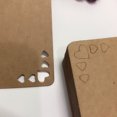 thumbnail image 2 of MasteelfCA 50PCS Wavy Shape Head Hollowed Out Love Heart Hollowed Pattern Kraft Paper Tag With 5 Meters Long Hemp Rope, 2 of 7