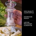 thumbnail image 2 of Cole & Mason 505 Refillable Spice Mill - Kitchen & Home Accessory - Salt Pepper Grinder - Salt Included - Acrylic - Salt Mill 5.5", 2 of 7