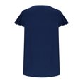 thumbnail image 5 of FAIWAD Tunique d'Été pour Femme à Manches Courtes, Col Rond, T-Shirt Décontracté Plissé, Ample et Fluide, 5 of 5
