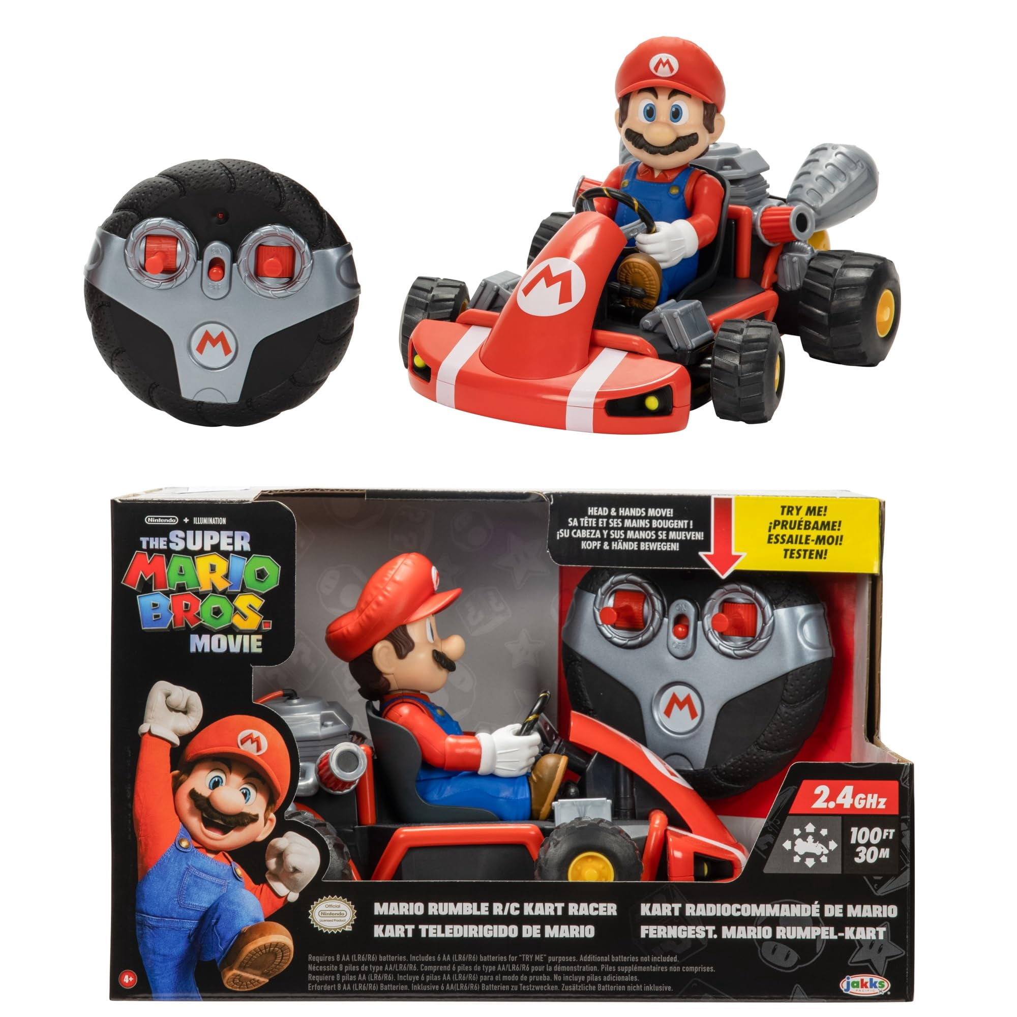 新品 The Super Mario Bros. Movie RC マリオ Super Mario BROS. Movie Rumble Kart RC Racer â
