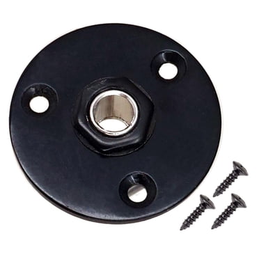 Esquirla Black Electric Guiar Socket 1/4\'\' 6.35mm Jack Plug for Bass Replacement Part