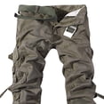 thumbnail image 3 of CEHVOM Men's Loose Multi-Pocket Washed Overalls Outdoor Casual Pants Trousers, 3 of 3