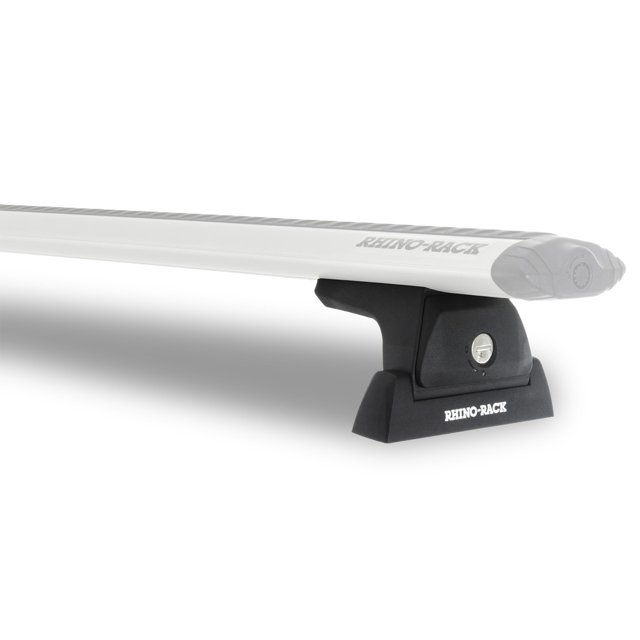 Rhino-Rack USA Kit de Montage pour Porte-Toit RLT600H Montage Rapide; Noir; Ensemble de 2