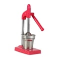 thumbnail image 3 of Hand Press Juicer Machine Manual Orange Juicer Professional Metal Juicer Press Red, 3 of 9