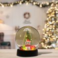 thumbnail image 1 of Christmas Decorations Desktop Ornament Christmas Globe With LED Lights Globe Decor With Santa Christmas Tree & Festive Scenes For Holiday Home Decor Desktop dress up, 1 of 5