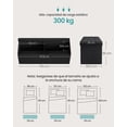 thumbnail image 4 of SONGMICS 43 Inches Folding Storage Ottoman Bench, Storage Chest, Footrest, Padded Seat, 4 of 7