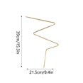 thumbnail image 2 of Small Metal Trelli For Potted Plants Gold Trelli For Climbing Plants Indoor Mini Trelli For Potted Plants Support Stake House Plants Trelli For Garden Potted, 2 of 3
