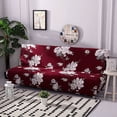 thumbnail image 1 of 2024 Futon Slipcover Armless Sofa Cover Stretch Sofa Bed Slipcover Protector Elastic, 1 of 2