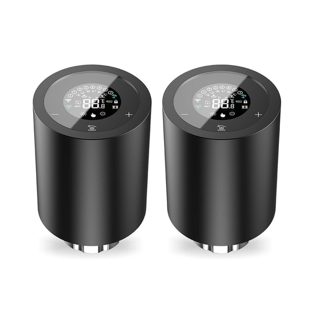 Tuya Smart Radiator Actuator, Valve TRV Thermostat Automatic Programmable Temperature Voice Control For Alexa Google Home ,Save Energy
