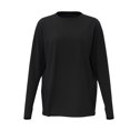 thumbnail image 4 of Hvobtty Chemise Décontractée à Manches Longues à Col Rond pour Femmes, Haut à Col Rond de Yoga à Manches Longues à Fente Ouverte pour Femmes, Sport et Mise en Forme, 4 of 4