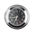 thumbnail image 1 of DYNWAVECA 22-25mm Motorcycle Handlebar Mount Clock Waterproof Handle Bar Modification Parts universal yacht Wear-Resistant , Black, 1 of 9