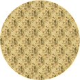 thumbnail image 1 of Ahgly Company Tapis de Zone Rond Lavable en Machine Intérieur Transitionnel Brun Doré Foncé, 3 Pieds Rond, 1 of 7