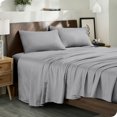 thumbnail image 1 of Bare Home Ensemble de Draps 100 % Coton Biologique - Tissage Satin, 1 of 7