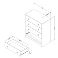 thumbnail image 2 of Commode à 4 tiroirs collection ange de South Shore, 2 of 7