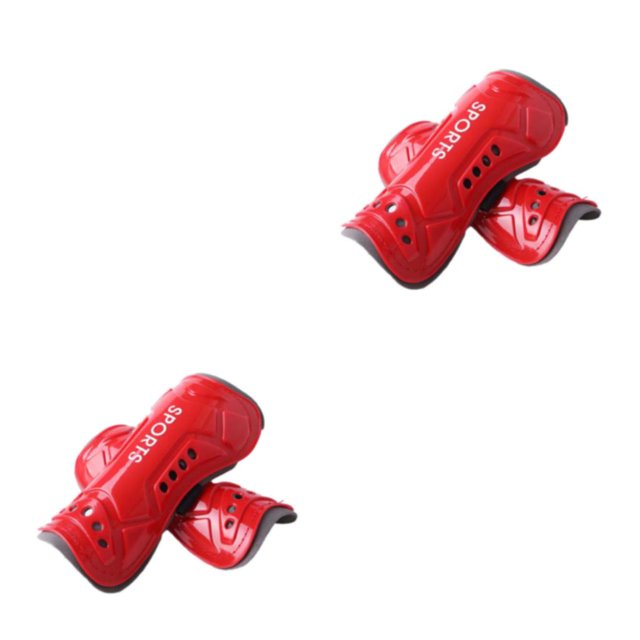maskred Genouillère pour Adulte Confortable et Prévention des Blessures Protection Sportive Manchons de Jambe Ajustables Adulte Rouge Ensemble de 2