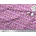 thumbnail image 2 of Soimoi Cotton Duck Fabric Plaid Check Print Fabric by Yard 42 Inch Wide, 2 of 3