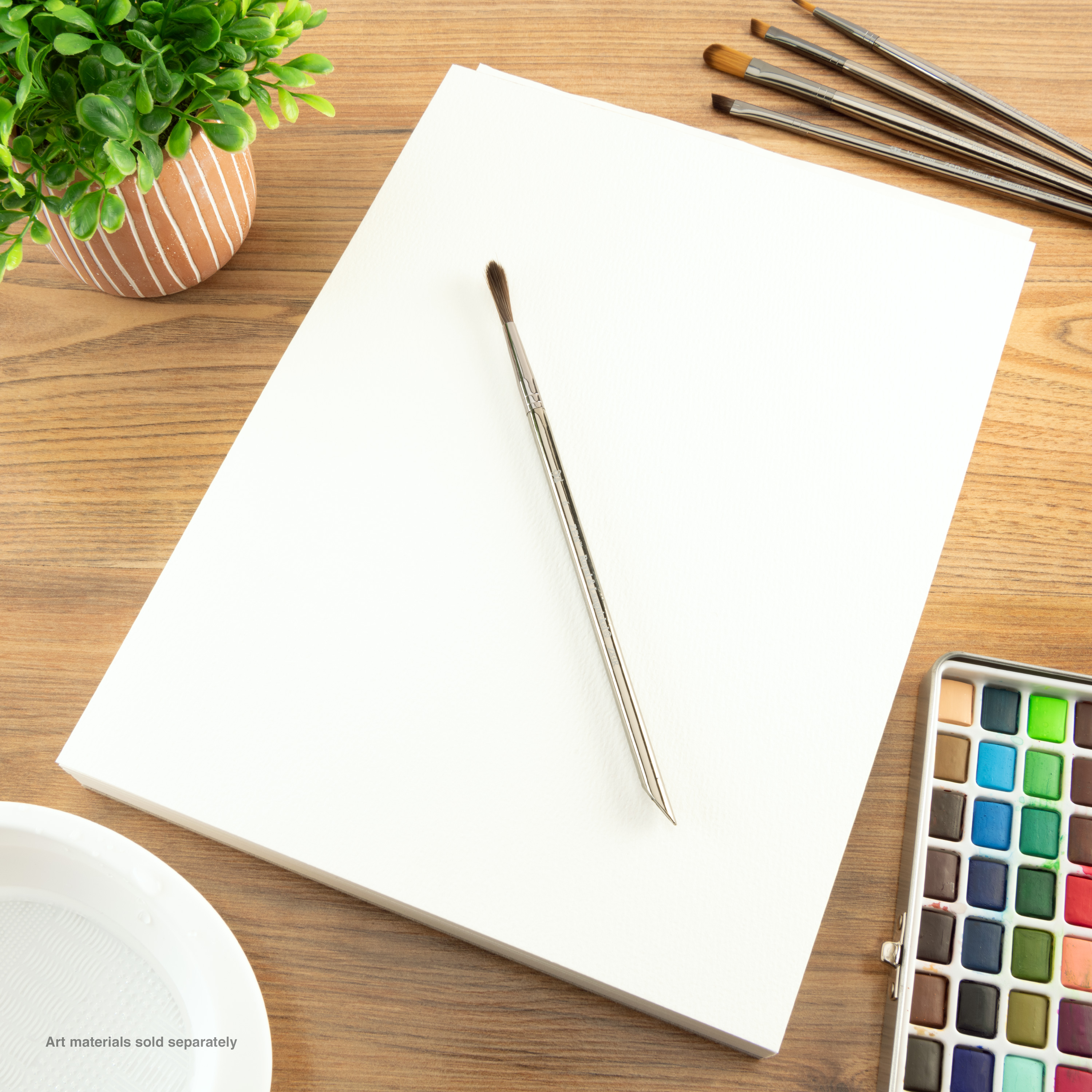 Bee Paper - Bloc de papier aquarelle studio inspiré des abeilles 9"x12", 50 feuilles, 140 lb, 300 g/m² | BEE-92066T-50 |