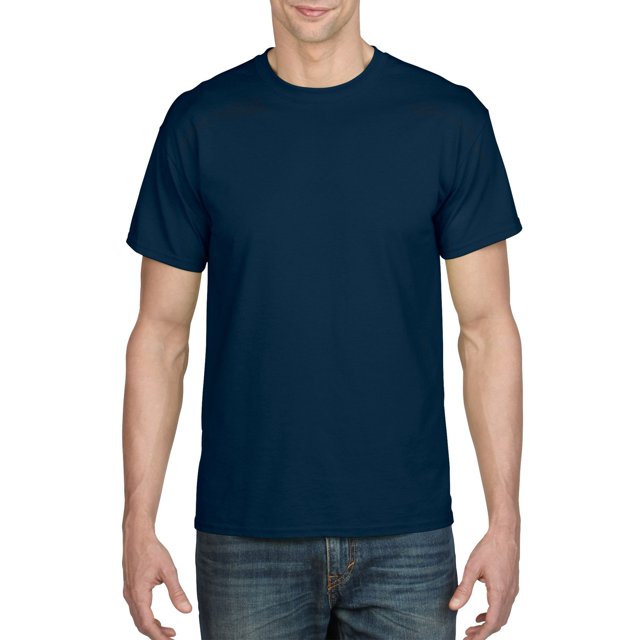 Gildan Mens DryBlend T-Shirt, M, Navy