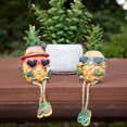 thumbnail image 3 of Northlight 9.5" Tropical Pineapple Boy with Dangling Legs Figurine, 3 of 6