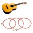 thumbnail image 4 of Acoustic Guitar Strings, Steel Universal Practical Replacement Guitar Strings, Anti-rust Classic Guitar For Folk Guitar Acoustic Guitar 3Set Rose Copper Strings, 4 of 8