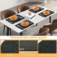 thumbnail image 3 of HLONK Placemats Set of 8 Washable Felt Place Mats with Coasters and Cutlery Bags Heat Resistant Dining Table Mats Practical Dining Place  Reusable Table Mats for Home Kitchen Party, 3 of 10