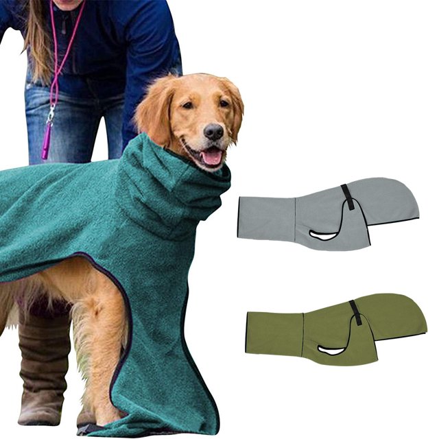 mmirethe Soft And Super Absorbent Dog Bath Towel For Quick Drying For Dog Machine Washable Dog Drying Coat grey+3XL 1Set