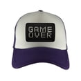 thumbnail image 1 of Gravity Threads Casquette Trucker Ajustable Game Over Patch - Violet/blanc, 1 of 2