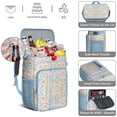 thumbnail image 3 of Vintage Fashion Cooler Backpack – Leak-Proof & Waterproof Backpack Cooler Bag with Plaid Print, High-Performance Insulation for Camping & Work Lunch, 3 of 6