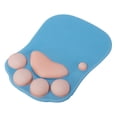thumbnail image 2 of pitrice Tapis de Souris Style Patte de Chat Adorable Repose-Poignet Coloré en Silicone Souple PU Tapis de Mosue pour Ordinateur Coussin Bureau, 2 of 2