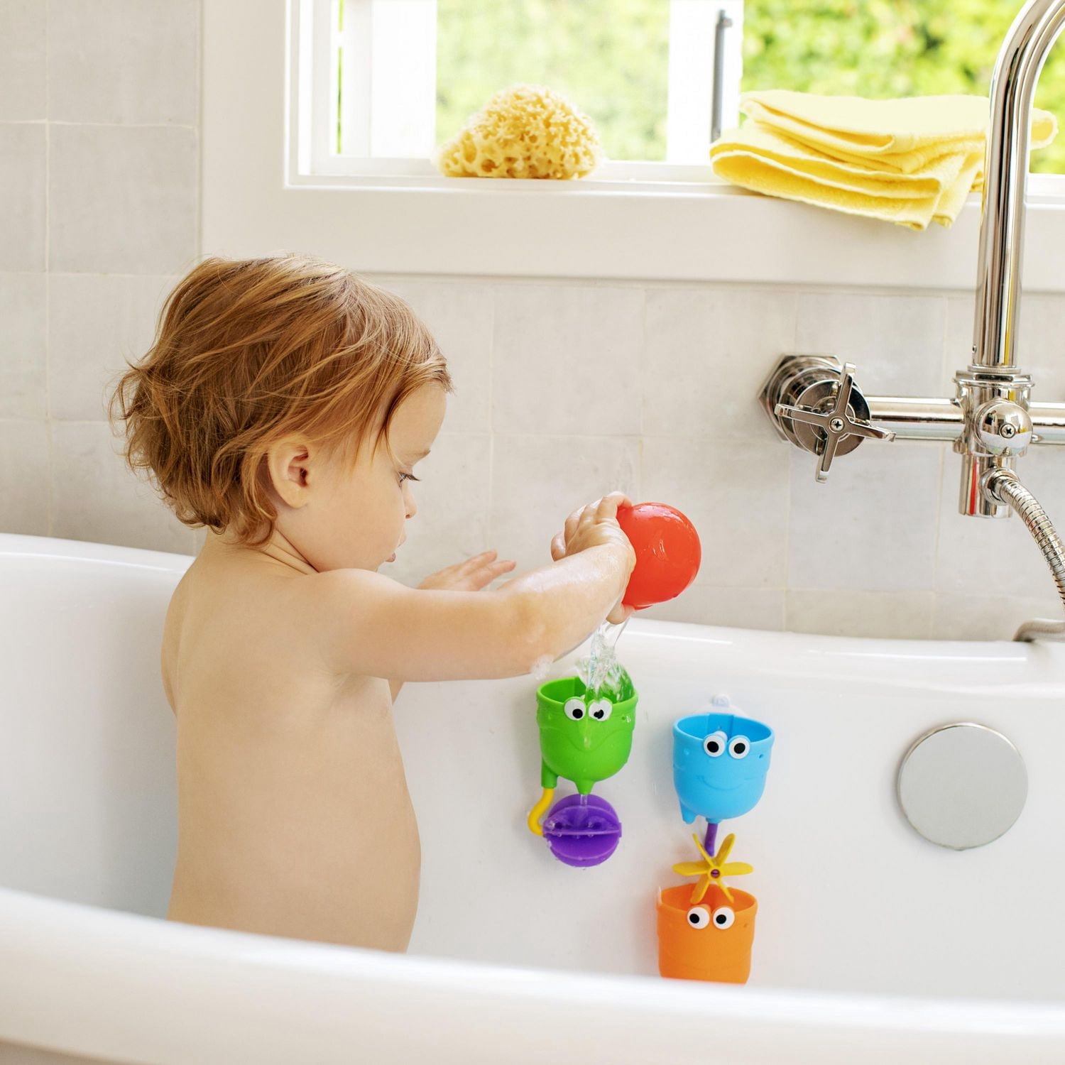 Munchkin Cascades Jouet de Bain pour Tout-Petits, Ensemble