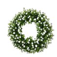 thumbnail image 1 of Renjiang Spring Wreaths for Front Door 15 Inch, Door Wreath for Spring and Summer with Flowers, Spring, Green Yellow Floral Wreath for All Seasons Home Decoration, 1 of 5