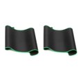thumbnail image 1 of Transemion 2020 Hot Non Wear Resistant Computer Notebook Soft Edge Seamed Mouse Pad Office Rubber Fabric Mat green 280*350*3mm 2Set, 1 of 6