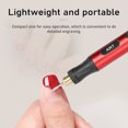 thumbnail image 3 of Stylo de Broyage Électrique Compact Machine de Polissage d'Art d'Ongles Lettrage Métal Gravé Dispositif de Broyage Rechargeable par USB 3 Vitesses Réglables, 3 of 8