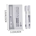 thumbnail image 3 of White White Paint Markers 12Pcs Oil Based Permanent Markers Waterproof Fast Drying White Ink Markers For Dark Surfaces Art Drawing Tire Labeling Crafts 5.91X3.15 Inches 0.265Lb White Marke, 3 of 6
