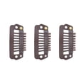 thumbnail image 3 of Clips, Différents Clips d'Utilisation Snap Peigne Matériau Durable pour Femme pour Berline Brun Foncé, 3 of 8