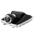 thumbnail image 4 of Qiaoxi Car Gear Shift Knob Lever Stick With Gaiter Boot Dust Cover Compatible For B6 B7 Automobile Manual Transmission Gear Shifting Knobs Interior Accessories, 4 of 8