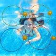 thumbnail image 3 of Anneau de Plongée Haute Résistance Réutilisable en Viscose, Anneau de Plongée Jouets sous-Marins, Jeux d'Eau pour Enfants pour l'Été, 3 of 10