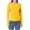 Yellow, variant on SROBPTY Womens Long Sleeve Shirts, Women's Women's Casual Round Neck Shirt Long Sleeve Pink, M