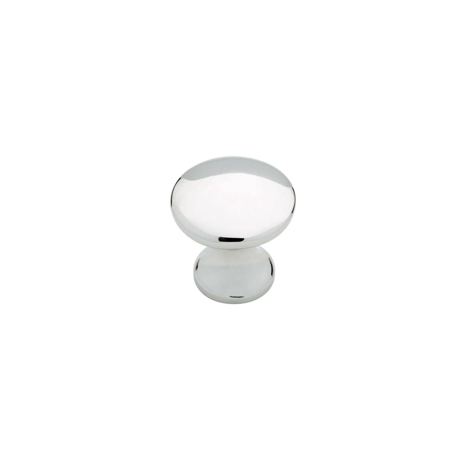 Bouton Peerless Mia en chrome, paq. 10